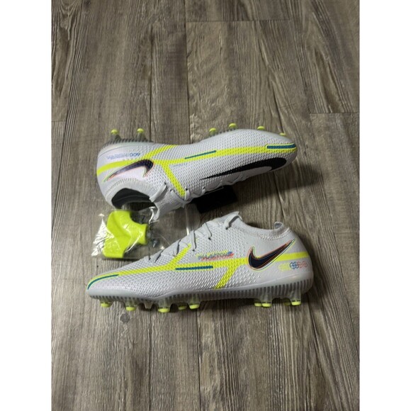 Nike Phantom GT2 Elite AG-Pro Grey Soccer Cleats DC0748-055, Mens 4.5 /  Womens 6